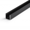 Profil LED-es világításhoz, belső szélessége 12 mm. 3 színben és 2 m hosszúságban kapható.
