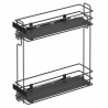 Kihúzható kosár 150 mm-es, 200 mm-es vagy 250 mm-es szekrényekhez.  A kosarakat német BLUM fiókokhoz , élethosszig tartó garanciával szállítjuk. Az alsó lap mindkét kosárban kiváló minőségű MDF lapból készül, antracit színben.
Orientáció :
Balra - a fiókok a bal oldalon vannak.
Jobbra - a fiókok a jobb oldalon vannak.