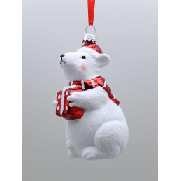 Karácsonyfa figura ICE BEAR