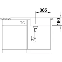 Blanco ZIA XL 6 S kerámia mosogató / Fehér