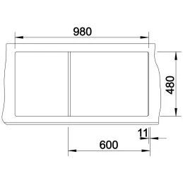Blanco ZIA 6 S kerámia mosogató / Fehér
