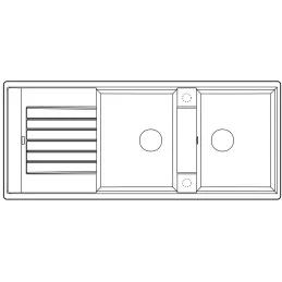 Blanco ZIA 8 S kerámia mosogató / Fehér