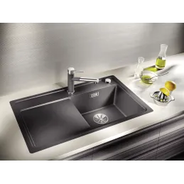 Blanco ZENAR 45 S kerámia mosogató excenterrel / Antracit jobb