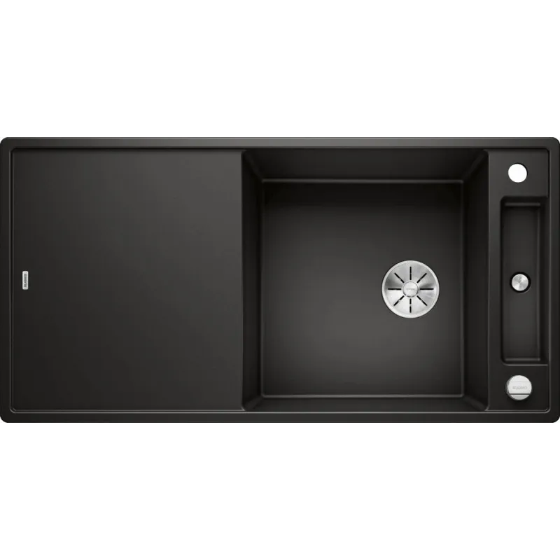 Blanco AXIA III XL 6 S kerámia mosogató excenterrel / Fekete