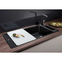 Blanco AXIA III XL 6 S kerámia mosogató excenterrel / Fehér