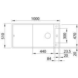 Blanco AXIA III XL 6 S kerámia mosogató excenterrel / Fehér soft