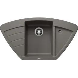 Blanco ZIA 9 E kerámia sarokmosogató / Vulkanikus szürke