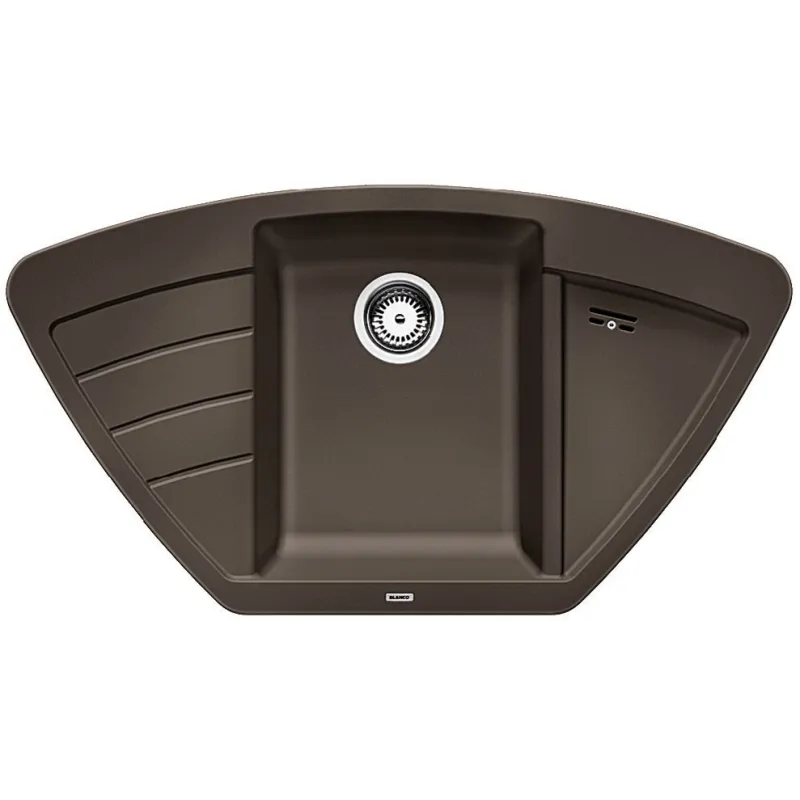 Blanco ZIA 9 E kerámia sarokmosogató / Kávé