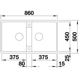 Blanco ZIA 9 kerámia mosogató / Fehér soft
