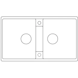 Blanco ZIA 9 kerámia mosogató / Szürke vulkán