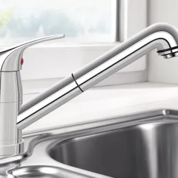 Set Blanco Rozsdamentes acél mosogató DANA 6 + DARAS-S csaptelep zuhannyal / Fényes króm