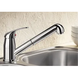 Set Blanco Rozsdamentes acél mosogató DANA 6 + DARAS-S csaptelep zuhannyal / Fényes króm