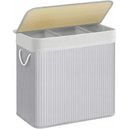 GLAMUR 150L mosókosár / Szürke