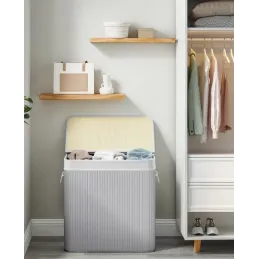 GLAMUR 150L mosókosár / Szürke