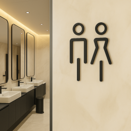Szett 2db Piktogram WC...