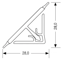 Tömítősín KRONOSPAN K206 PE / Porterhouse dió