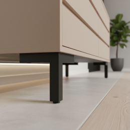 Bútorláb ANGEL / Fekete matt