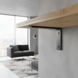 Polctartó LAVERA / Fekete matt