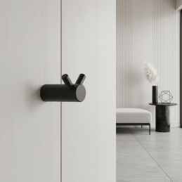 Akasztó INDUST / Fekete matt