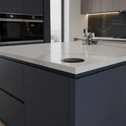 Kihúzható elektromos aljzat ASTRA FRENCH 3x230V + 2x USB töltés / Fekete