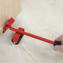 Bútorszállító és háztartási gép mozgató készlet / Piros