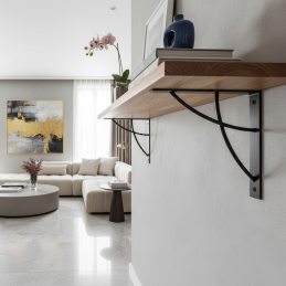 Polctartó LEONA / Fekete