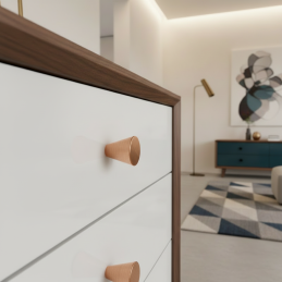 Fogantyúgomb MANGO / Réz