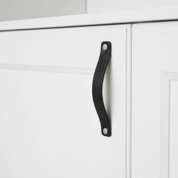 Bőr fogantyú DOLCE / Fekete