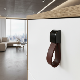 Bőr gombfogantyú LEATY /...