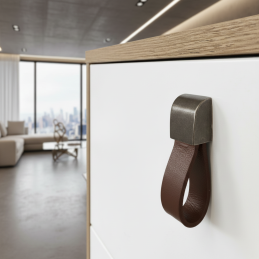 Bőr fogantyúgomb LEATY /...