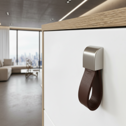 Bőr gombfogantyú LEATY /...