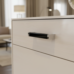 Fogantyú IBIS Fekete / króm