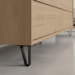 Bútorláb SONIA / Fekete matt