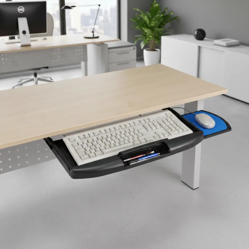 Billentyűzet- és egértálca / Fekete