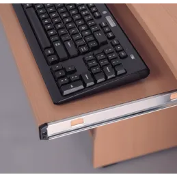 Kihúzható sín billentyűzet tálcához/ acél