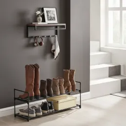 Cipőállvány EKKO LINE DUO / Fekete matt