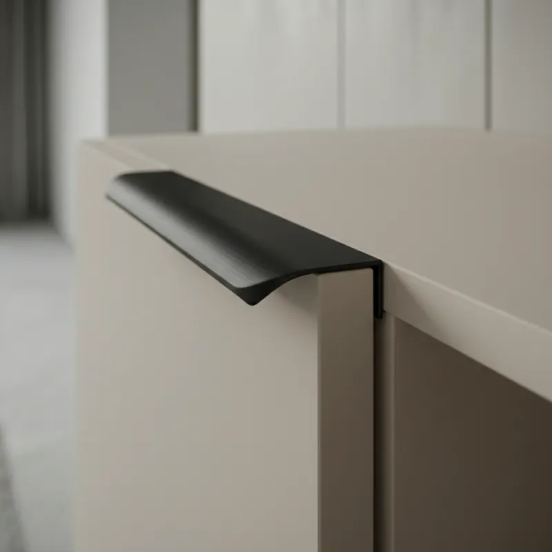Fogantyú bútorélre AVANTI / Fekete matt