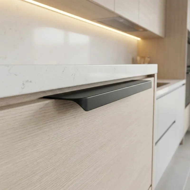 Fogantyú bútorélre PADOVA / Fekete matt