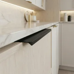 Fogantyú bútorélre PADOVA / Fekete matt