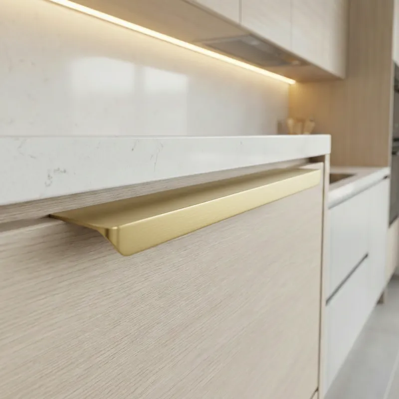 Fogantyú bútorélre PADOVA / Sárgaréz csiszolva