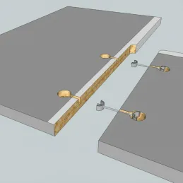 Csavar a munkalapok összekapcsolásához UNI