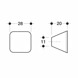 Gomfogantyú VENUS / Fekete