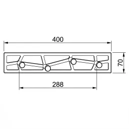 Akasztó KASTO XL / Fekete matt