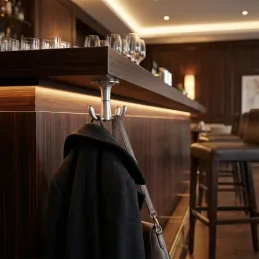 Forgatható fogas TWISTER / króm matt