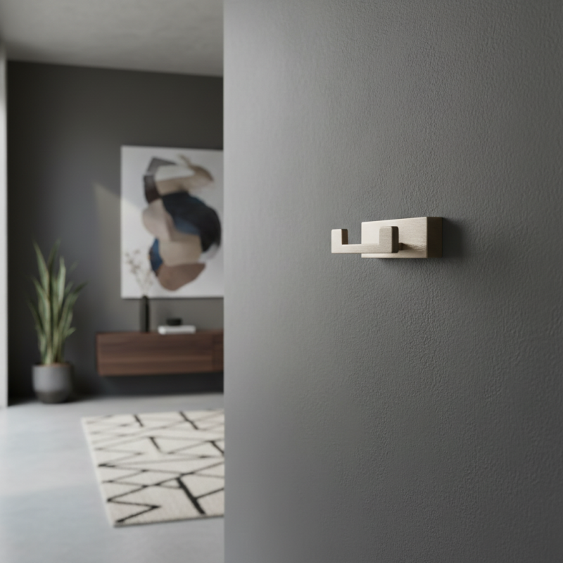 Akasztó DELTA DUO / Csiszolt nikkel