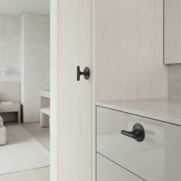 Gombfogantyú STYLLA / Fekete matt