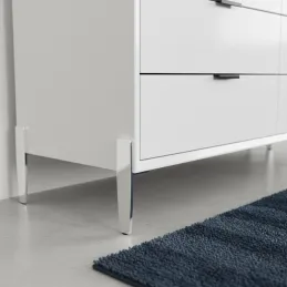 MORGAN bútorláb / Fényes króm