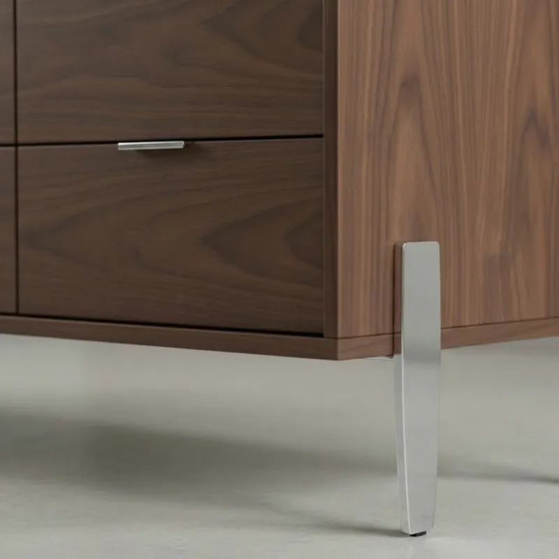 MORGAN bútorláb / Fényes króm