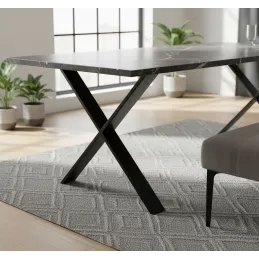 ULTRA SLIM asztallábak Fekete / pár