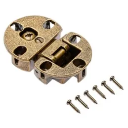 2 db zsanér lehajtható ajtókhoz / Antik sárgaréz